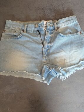 BDG Denim Light Blue Women’s Shorts /Mid Rise, Urban Outfitters